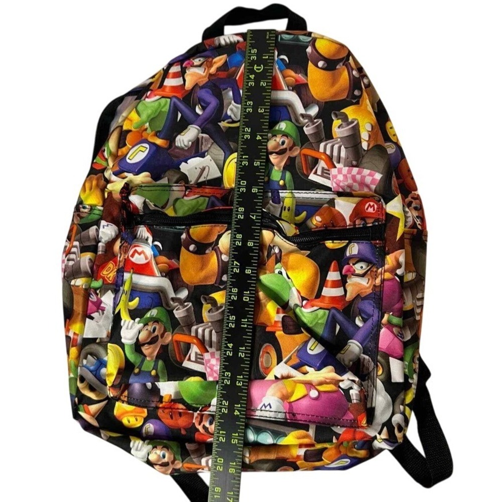 Officially Licensed 2017 Nintendo MarioKart Backpack Multi Character‎ School - Picture 4 of 5